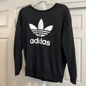 Black Addidas crew neck